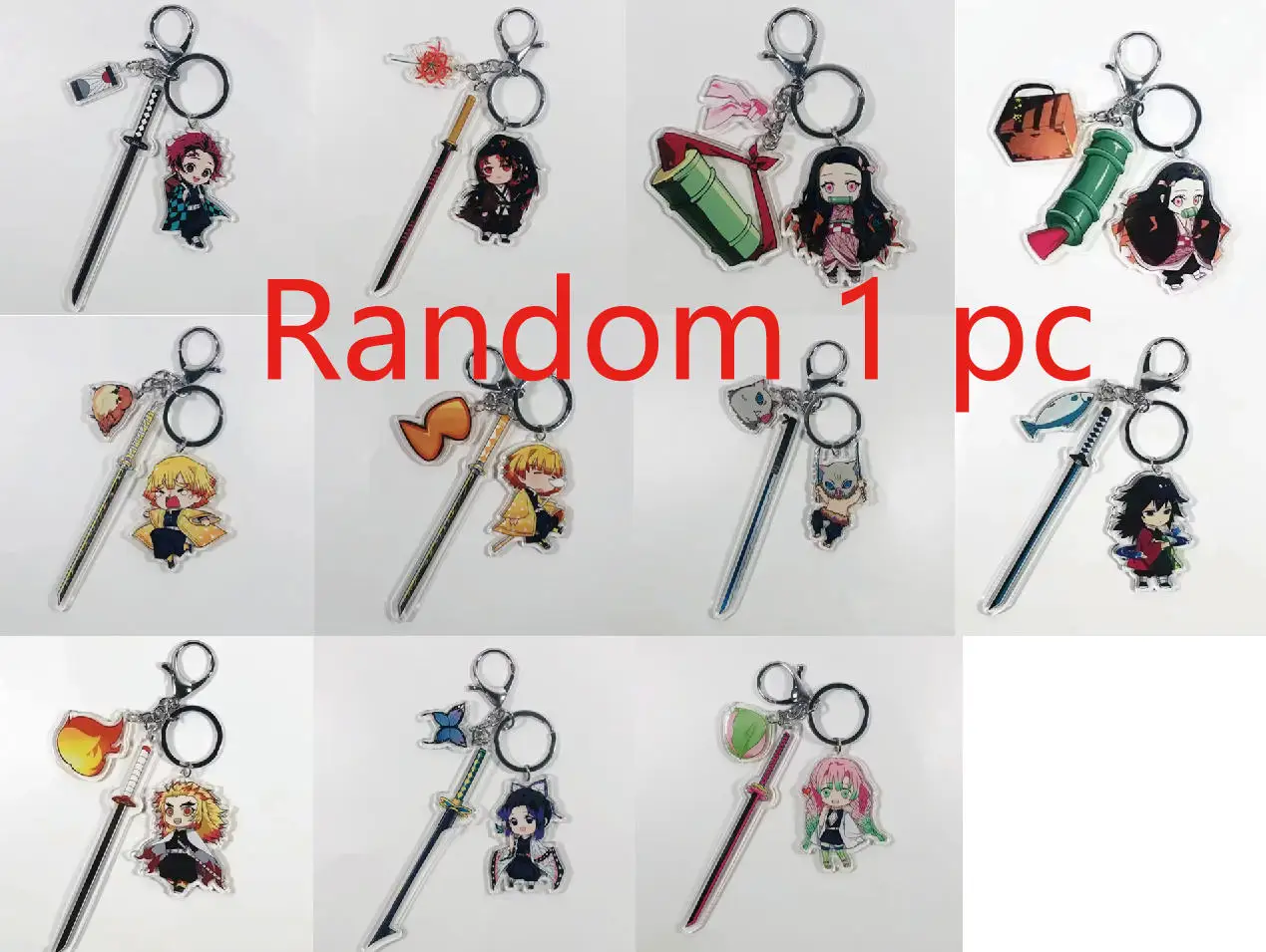 Demon Slayer 20cm Plush Dolls (Tanjirou, Nezuko, Zenitsu, Kyoujurou)