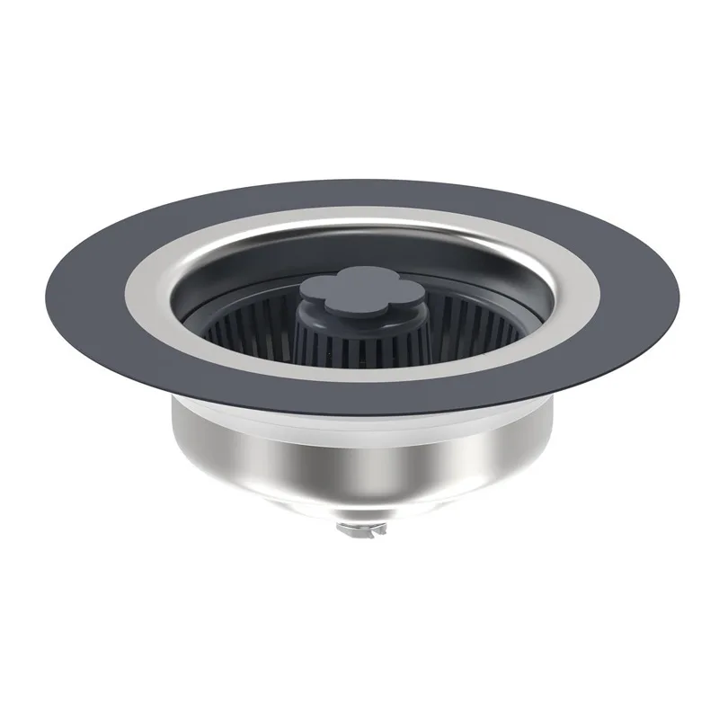 Stainless Steel Kitchen Sink Filter Screen Bounce Core Drain Universal Drain Plug Shower Drain