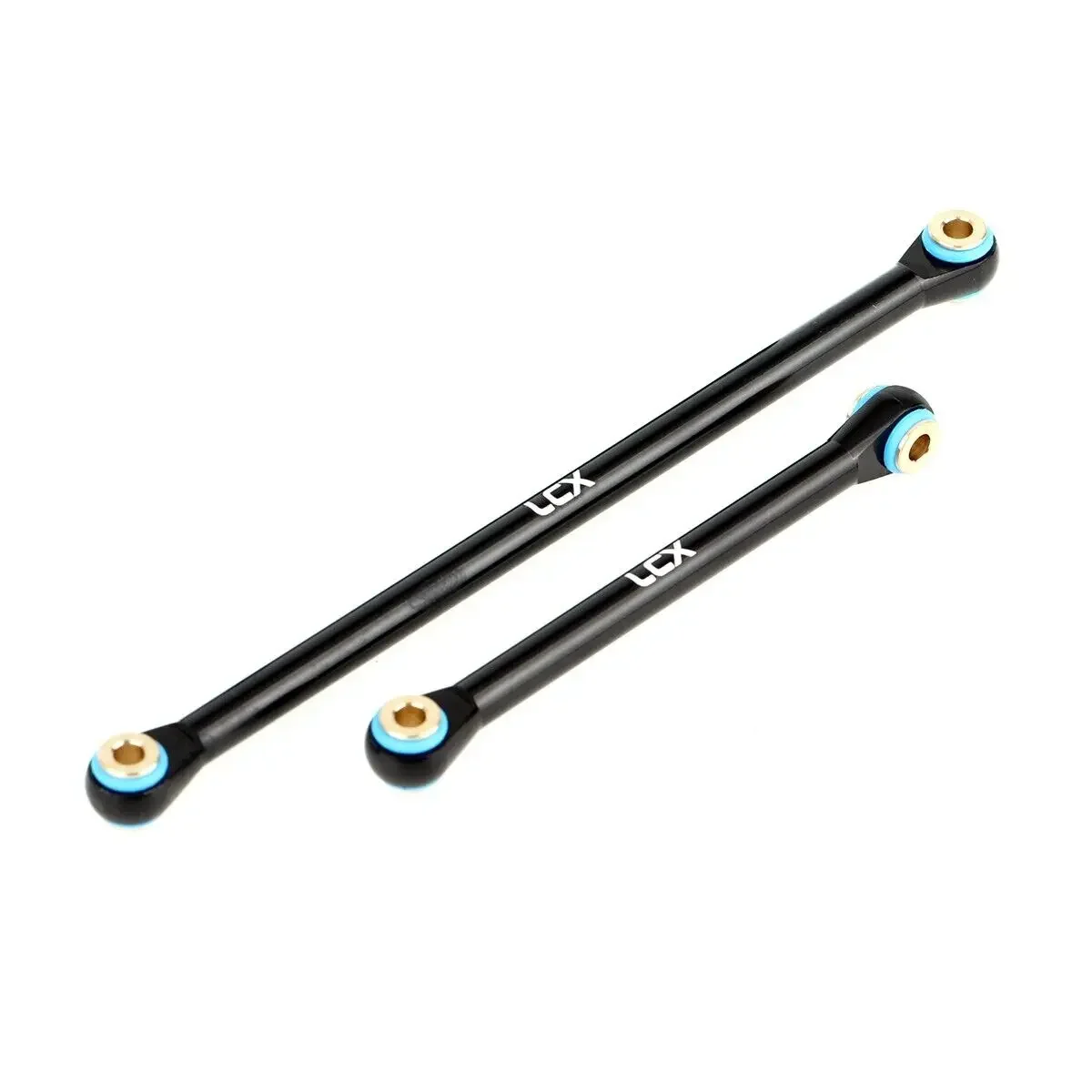 LCX Racing 1/18 RC camión coche eje delantero de aluminio enlace de dirección para Axial UTB18 Capra actualizaciones piezas Accesorios