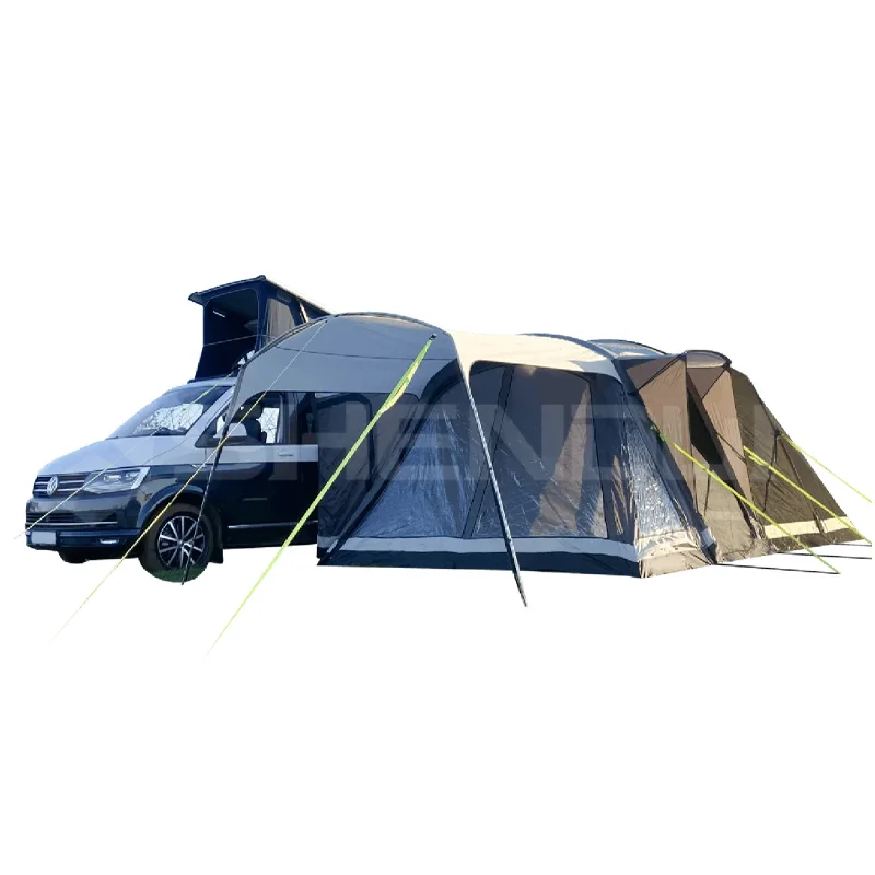 

Outdoor 8 People Camping Caravan Rv Shade Tent Waterproof Windproof Inflatable Rv Awning Outdoor Tents with rooftop tent access