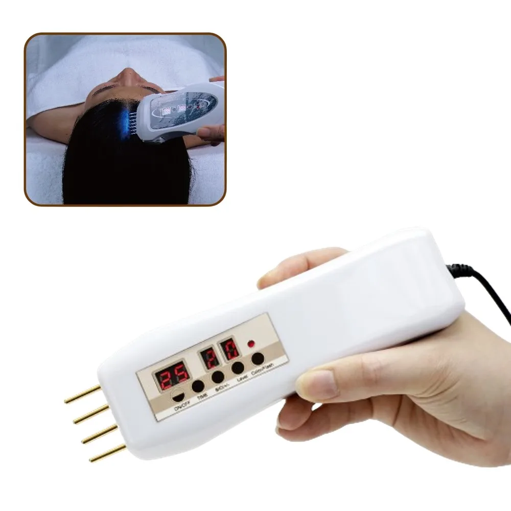 Red Blue Light  hand held hair injection machine Essential Oils Hair Comb For Hair Growth comb device