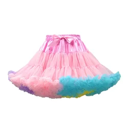Lush Small Baby Girls Tutu Skirt for Kids Children Puffy Tulle Skirts for Girl Newborn Party Princess Girl Clothes 1-15 Years