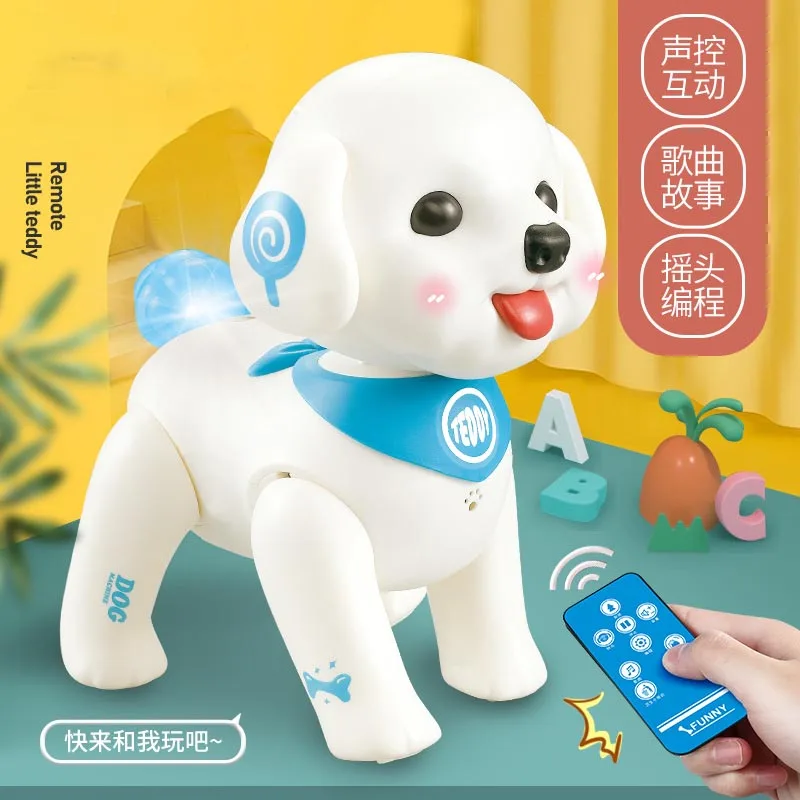 

Remote Control Dog for Kids Robot Dog That Acts Like a Real Dog Interactive Robot Pet Robotics Toys Intelligent Robot Dog