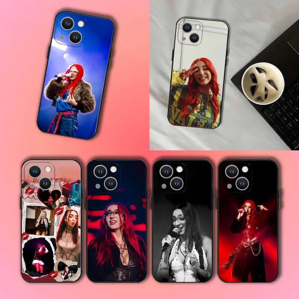 

Singer D-De La R-Rose Hot Phone Case For iPhone 17,16,15,14,13,12,11,Pro,XS,Max,XR,Plus,E,SE4,Mini Black Shockproof Soft Cover