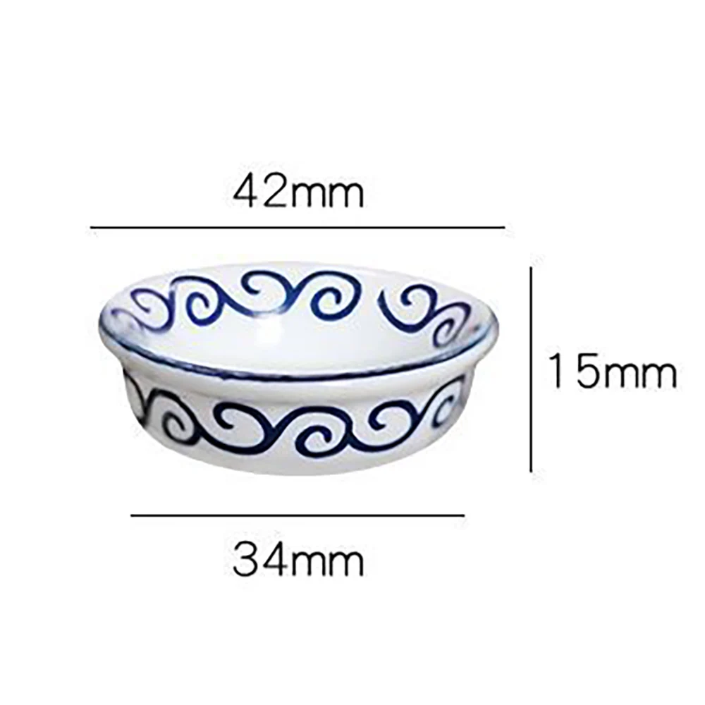 1Pcs 1/12 Dollhouse Accessories Miniature Ceramics Bowl Mini Pot Model for Doll House Decoration OB11 bjd