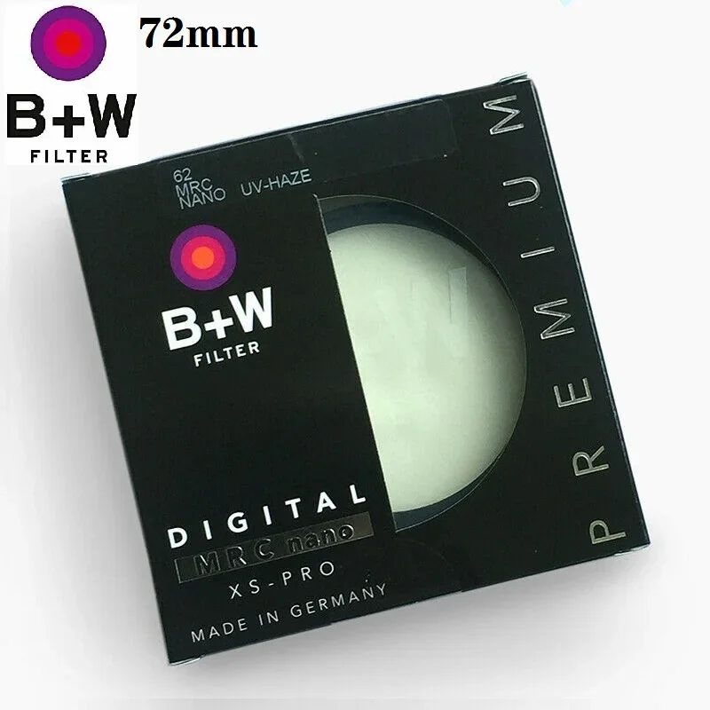 B w uv 72mm filter xs pro mrc nano haze schutz ultra dünn für nikon kamera sony canon filter