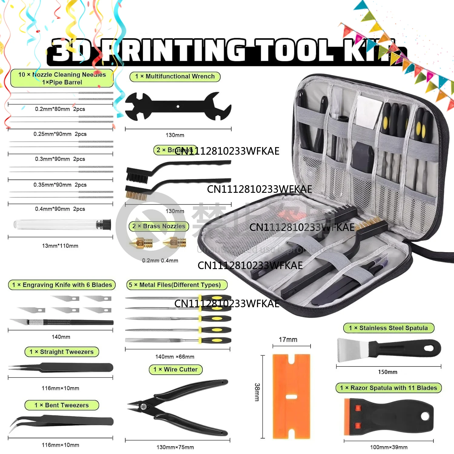 43-Piece 3D Printer Accessorie - Fdm Printer review and price
