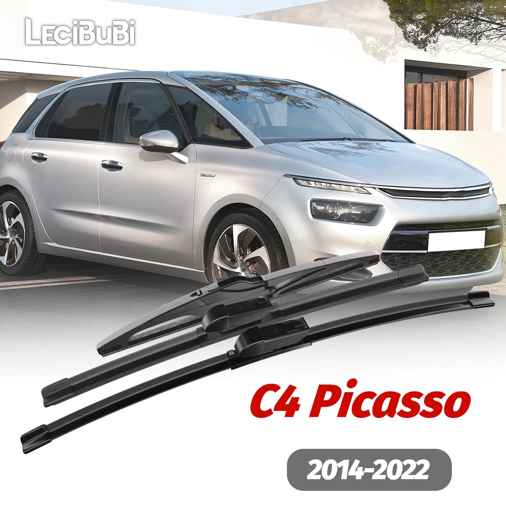 

1set Front & Rear Windshield Wiper Blades Windscreen Wipers For Citroen C4 Picasso 2014-2022 2015 2016 2017 2018 2019 2020 2021