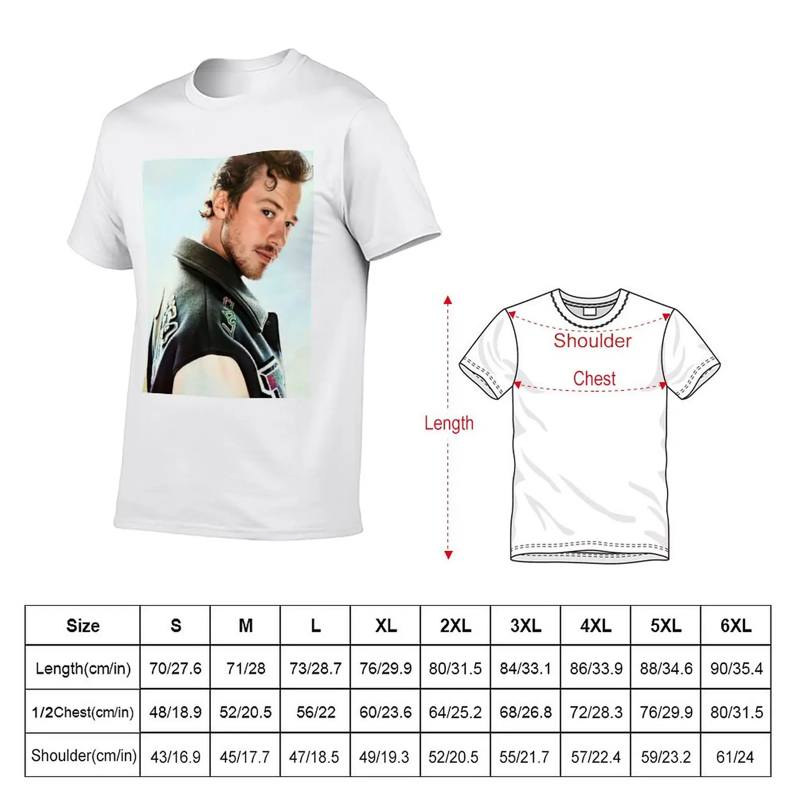 New Joseph Quinn T-Shirt oversized t shirt blank t shirts quick-drying t-shirt Short t-shirt t shirts for men graphic