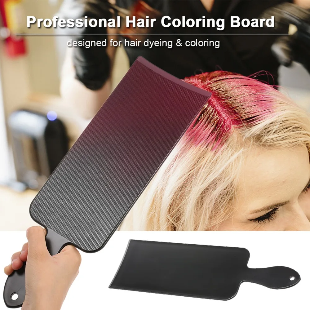 Durable Non-Slip Hair Coloring Board Ergonomic Paddle Pick Color Highlighting Board Hair Dye Applicator For Home Use