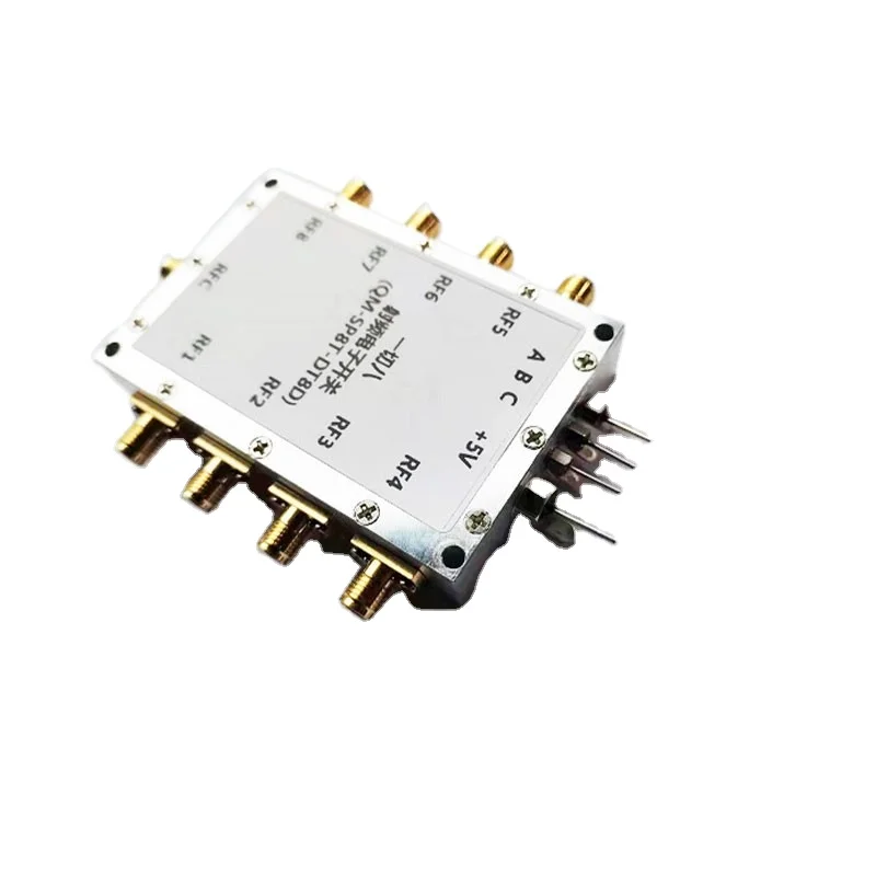 QM-SP8T-DT8D DC-8GHz SP8T RF Switch Microwave Switch Single-Pole Eight-Throw Switch Module