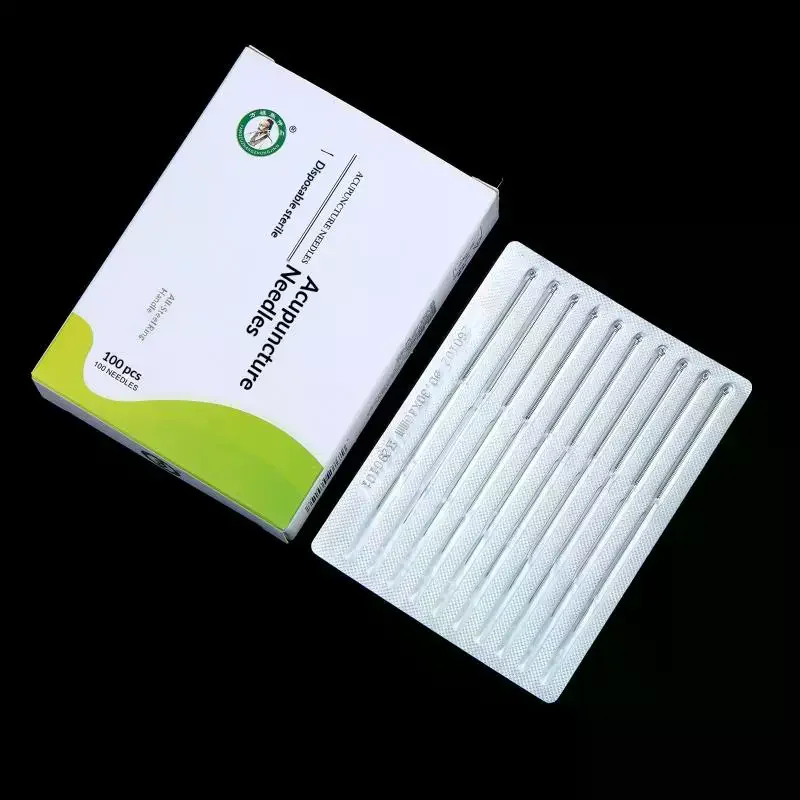 100pcs Acupuncture Needle Chinese Medicine Meridian Acupoint Relax Sterile Non-Silver Needle Beauty Filiform Needle