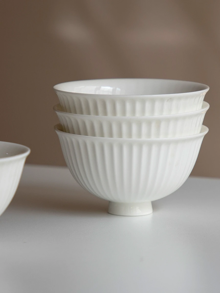 

Оригинальная китайская фарфоровая миска San Space для риса, простая, однотонная, круглая, из чистого фарфора, для сервировки стола