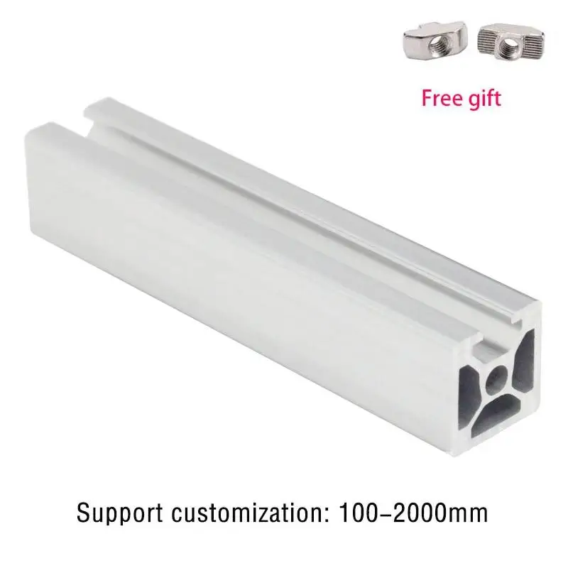 2020 Aluminum Profile CNC 3D Printer Parts 2pcs N3 European Standard Anodized Extrusion T-Slot Linear Rail Aluminum Profile