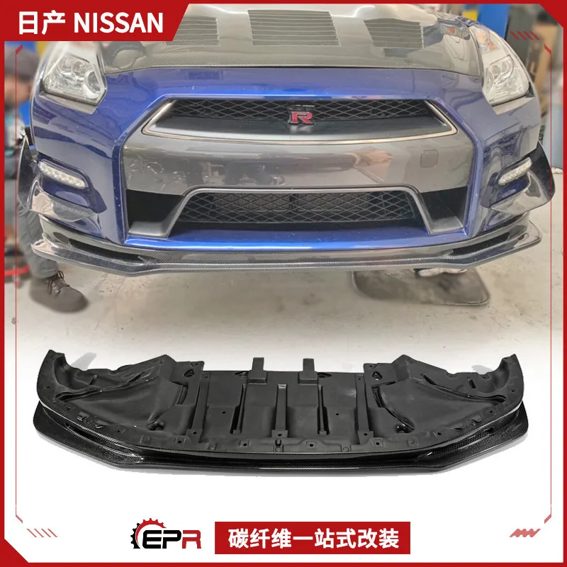 

Подходит для Nissan R35 GTR, модификация Nismo, передняя губа из углеродного волокна, подбородка для головы, передняя лопата, небольшой объем