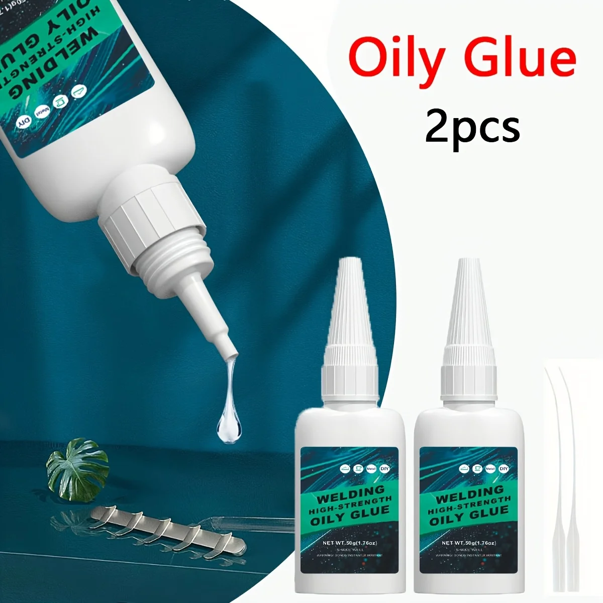 

2PCS Oil Based Adhesive Home Outdoor Repair Tools 50ml Super Oily Glue For DIY Craft Shoe Mirror Acrylic Woodwork Ceramic Tiles