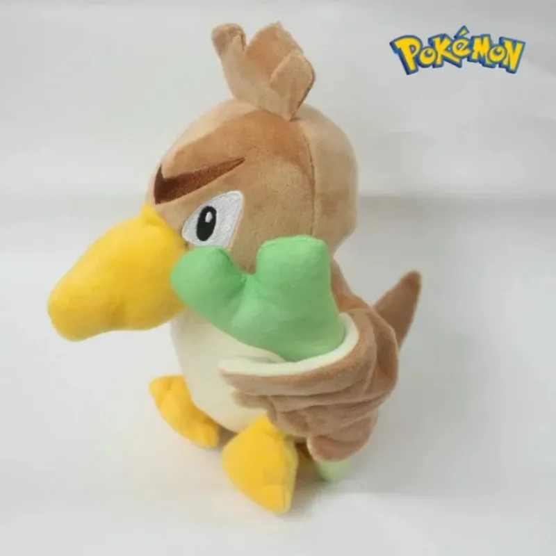 Jouet en peluche de dessin animé Pokémon Farfetch'd, figurine de canard d'oignon et de beurre, cadeau d'anniversaire pour les filles