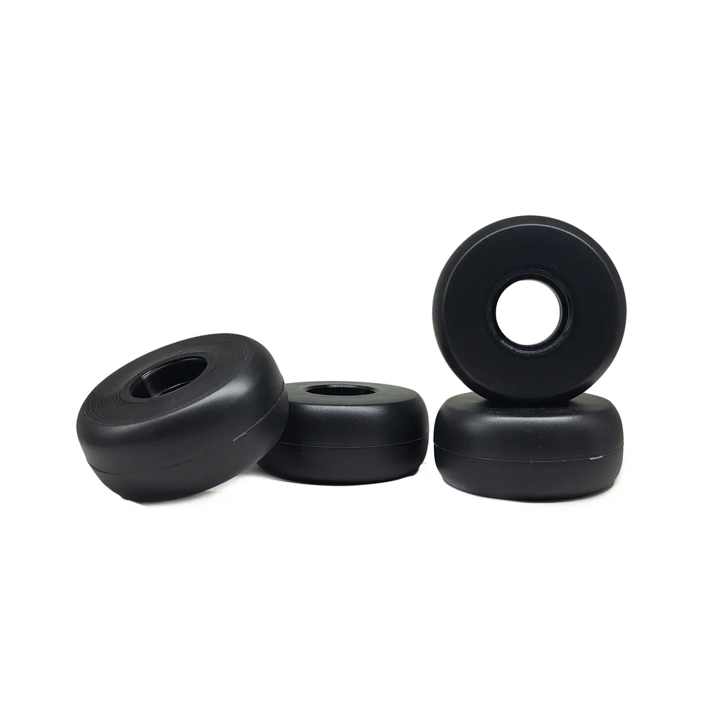 Patines en línea agresivos, rueda blanca de 57mm y 24mm de espesor, para patinaje sobre ruedas, 90A, Rodas Duro ILQ11 608, 8 unidades