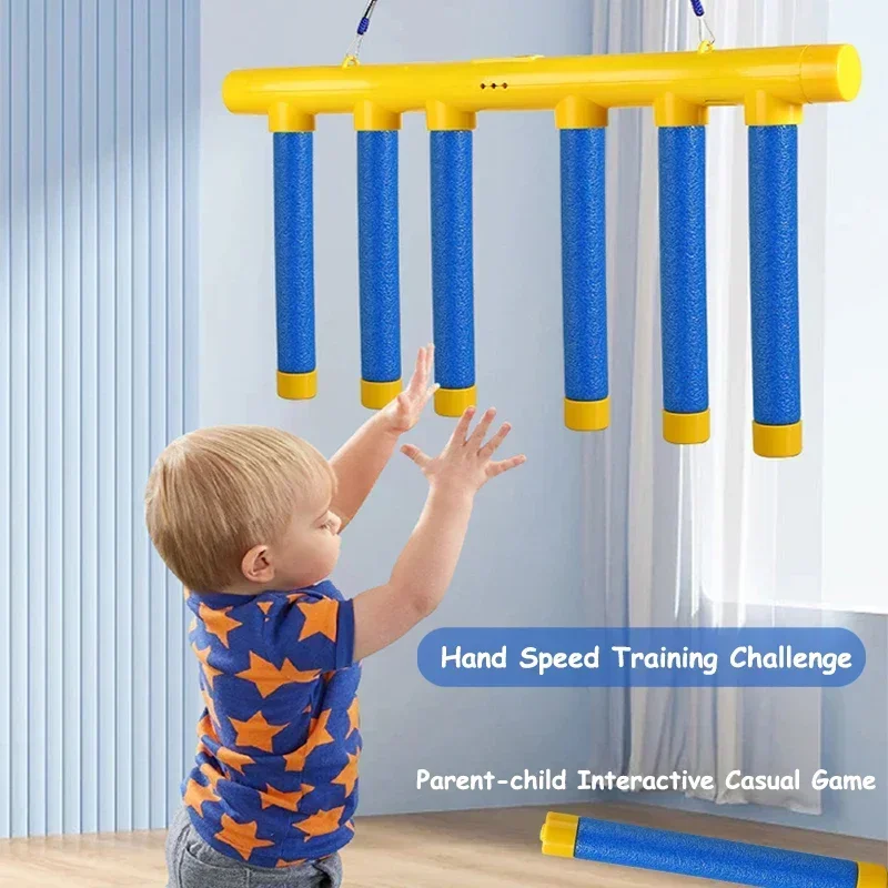 Challenge Falling Sticks Game For Kids Stick Catching Game Training Reaction Ability Educational Parent-Child Interactive Toy