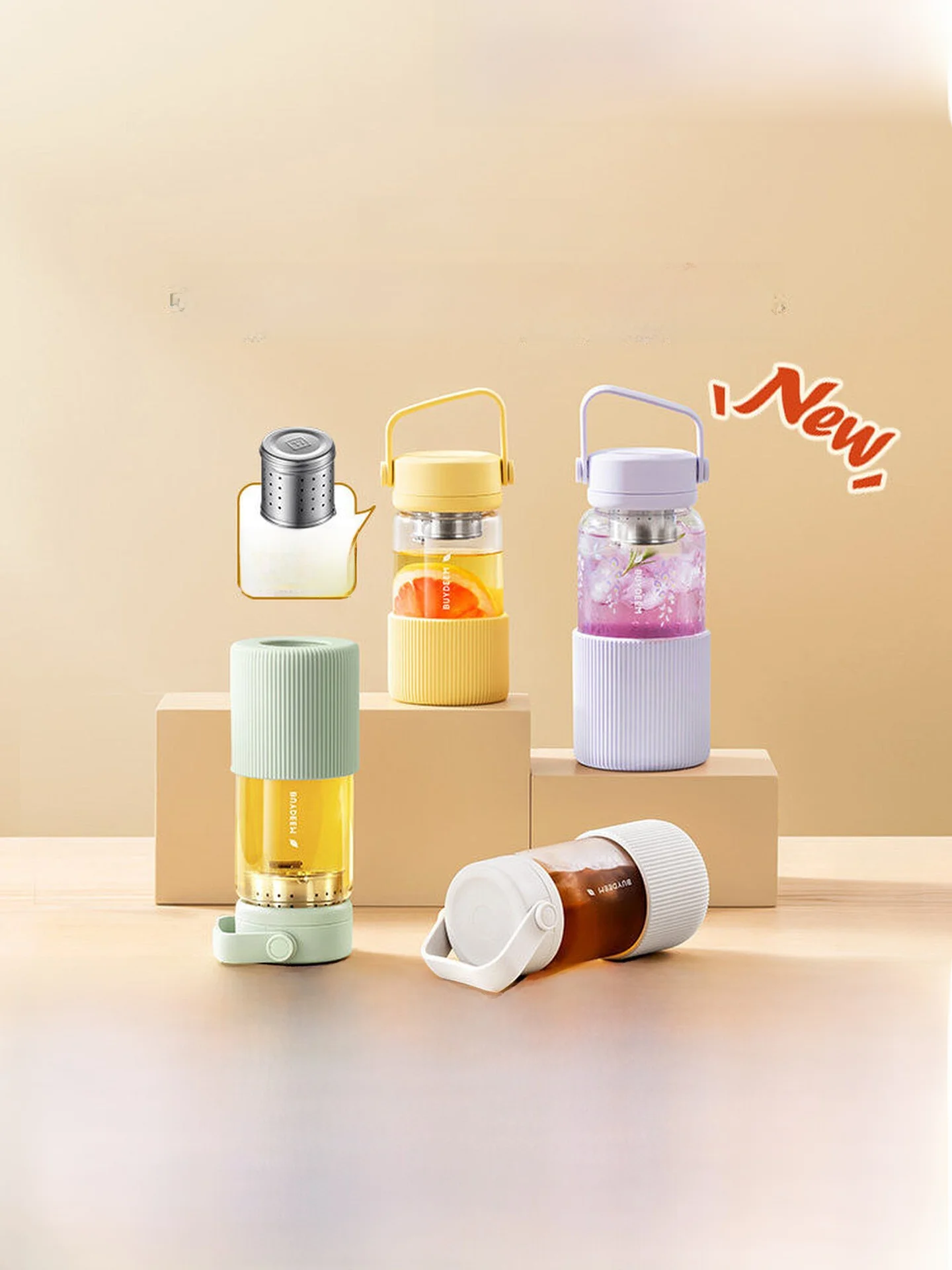 buydeem-large-capacity-glass-tea-cup-women's-handy-tea-water-separation-cup-high-aesthetic-value-bubble-tea-cup-korean-origin