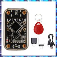 2025 RFID Smart Chip Reader+8268 Keychain Chameleon Ultra Contactless Smart Card Emulator 125Khz 13.56Mhz Badge Decode,RFID Smar
