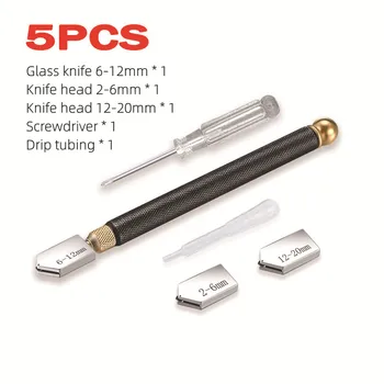 Profissional Vidro Roda De Corte, cortador De Telha Cerâmica, Corte Ferramenta De Mão, Tipo Metal Handle, TC-17