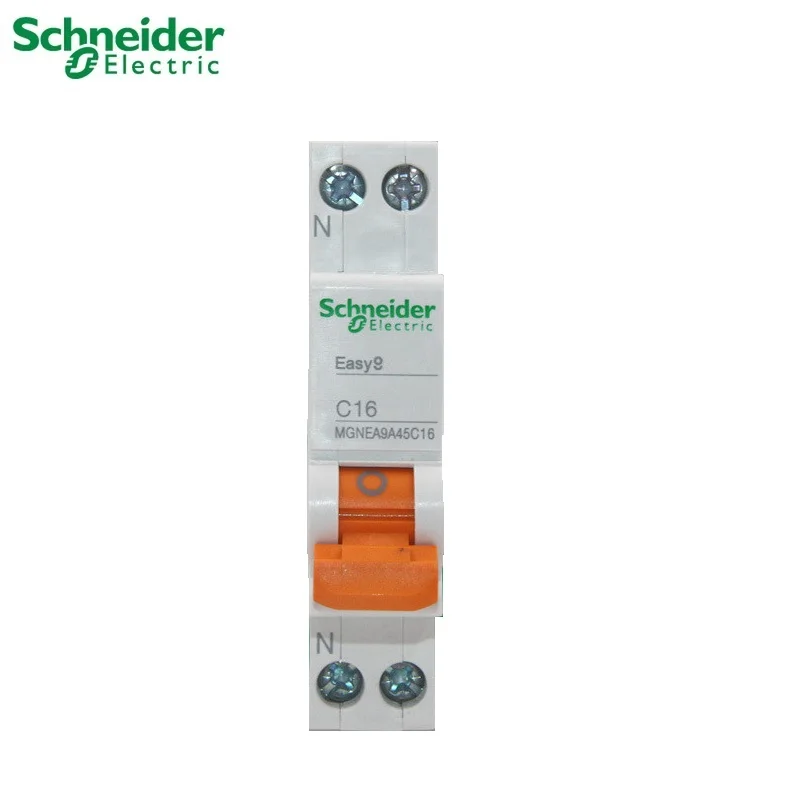 Schneider electric Easy 9 miniature circuit breaker  EA9A45  1P+N  type C AC 6A 10A 16A 20A 25A 32A 40A air switch MGNEA9A45C**