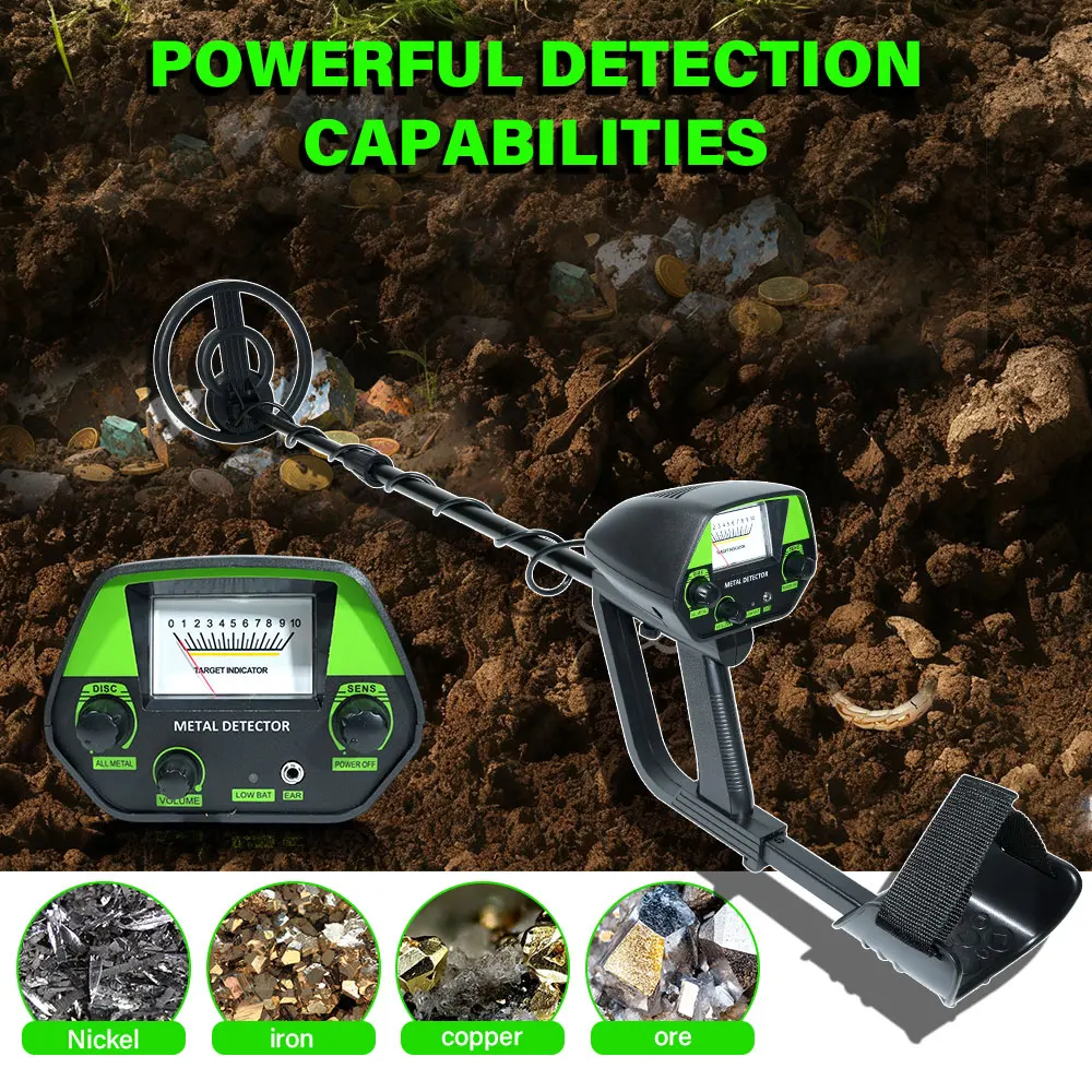 Detector de metais com bobina de pesquisa à prova d'água IP68 MD5090 com ferramenta profissional de localização externa para metal, ouro, prata e tesouro