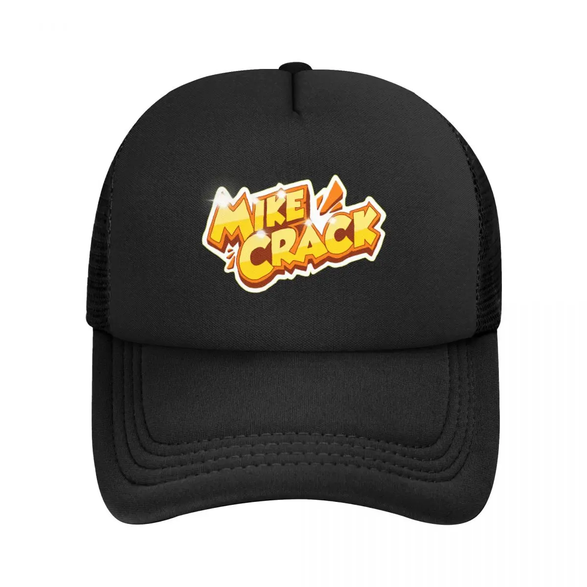 Mikecracks Logo Mesh Baseball Caps Adult Fashion Sun Caps Cartoon Hat Adjustable Snapback Caps Fishing Hat Summer Trucker Hats