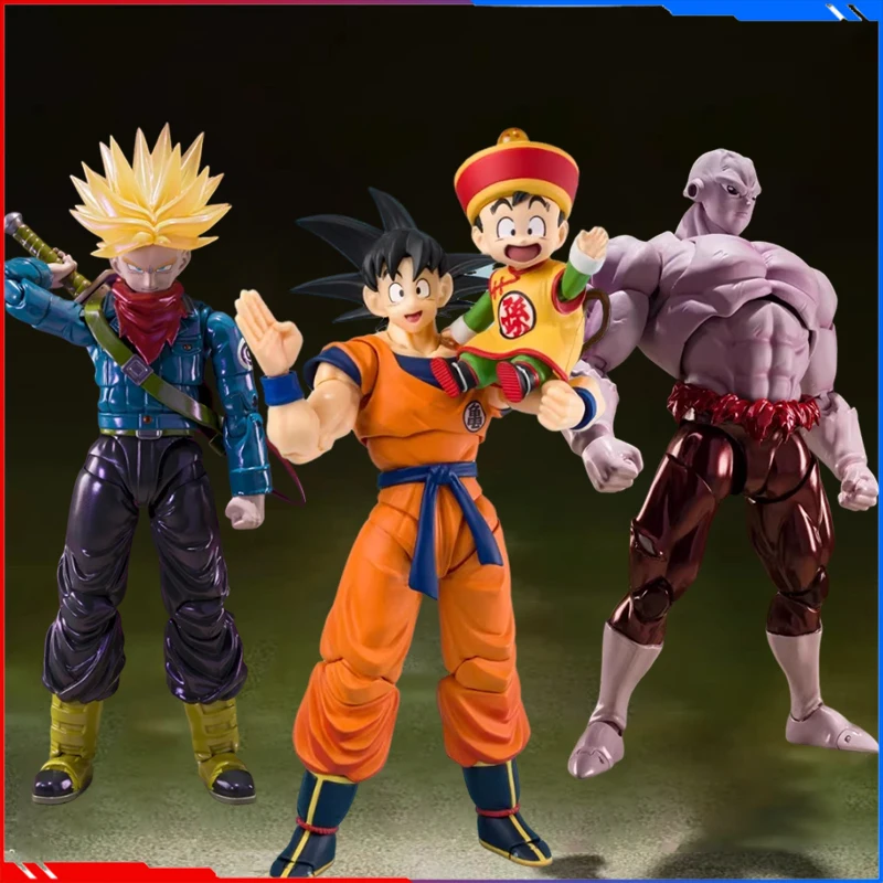 Bandai S.H.Figuarts Dragon Ball Anime Figure Goku Jiren Action Figure 2024 SDCC Excluesive Edition Children Toys Birthday Gift