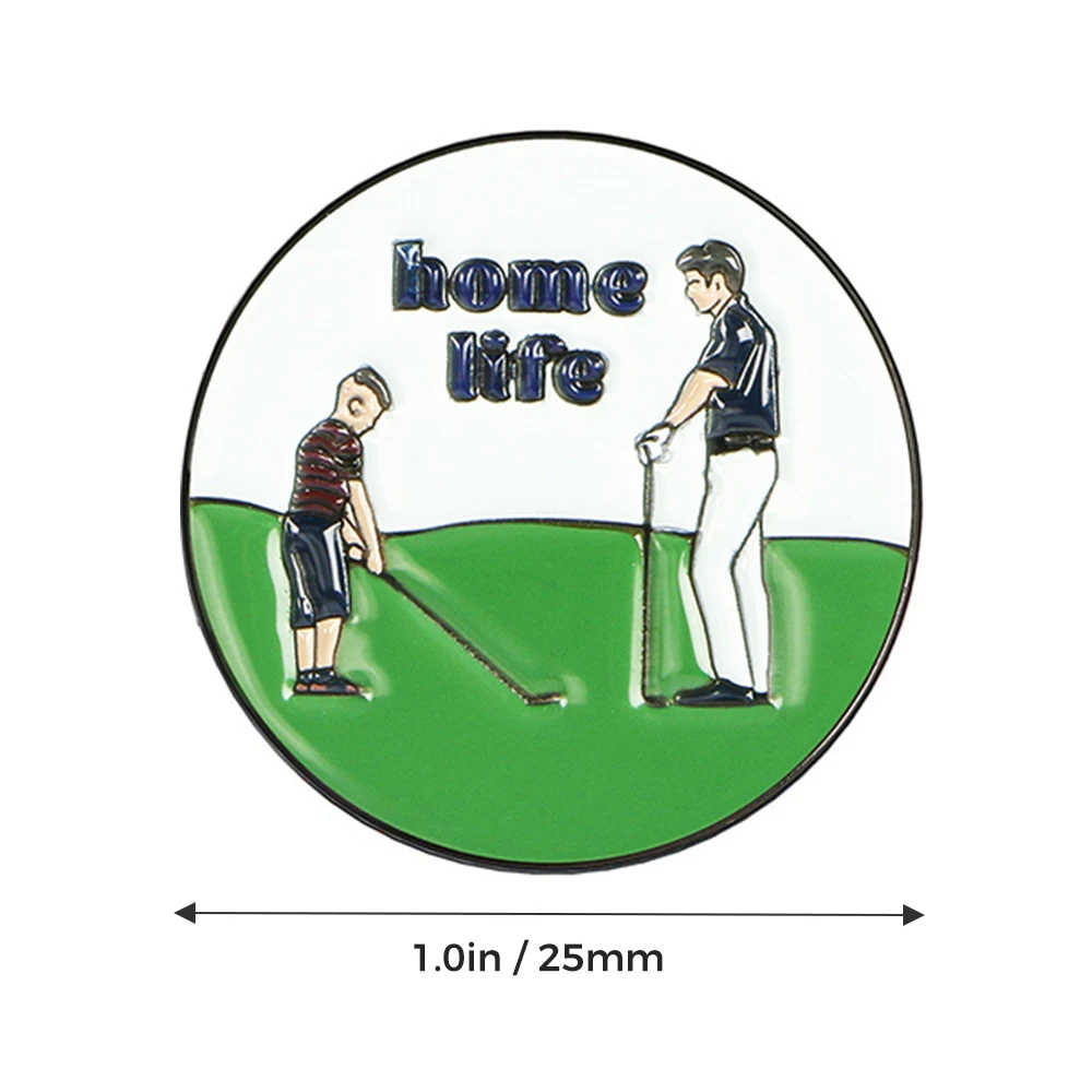 Unieke Golf Hat Clip Ball Hat Clip Marker 25Mm Magnetische Verwijderbare Golfbal Positie Mark Golf Accessoires Cadeau Voor Golfer Liefhebber