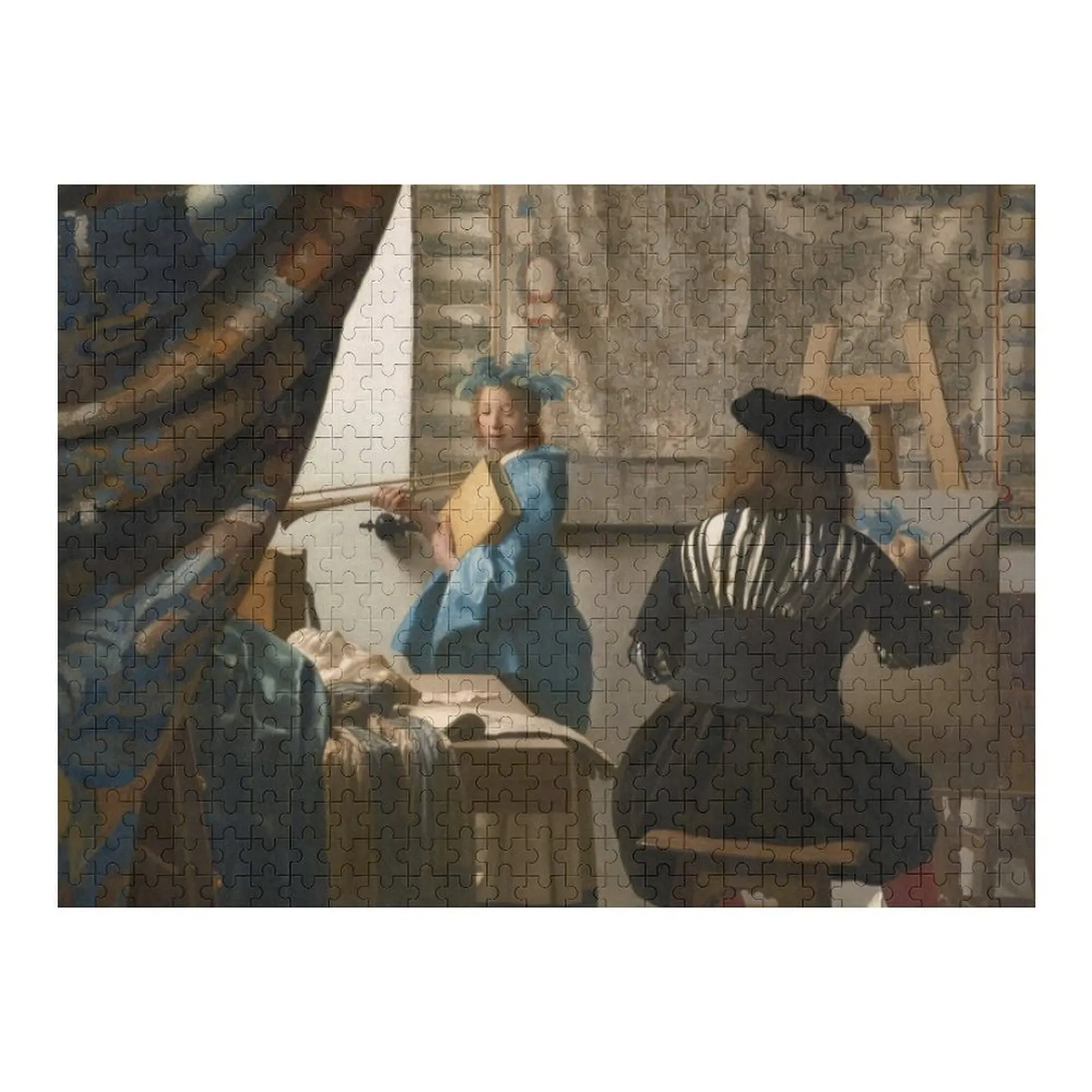 Johannes Vermeer - Seni Melukis Puzzle Jigsaw Kustom Dengan Foto Puzzle Jigsaw Kustom Untuk Anak-Anak
