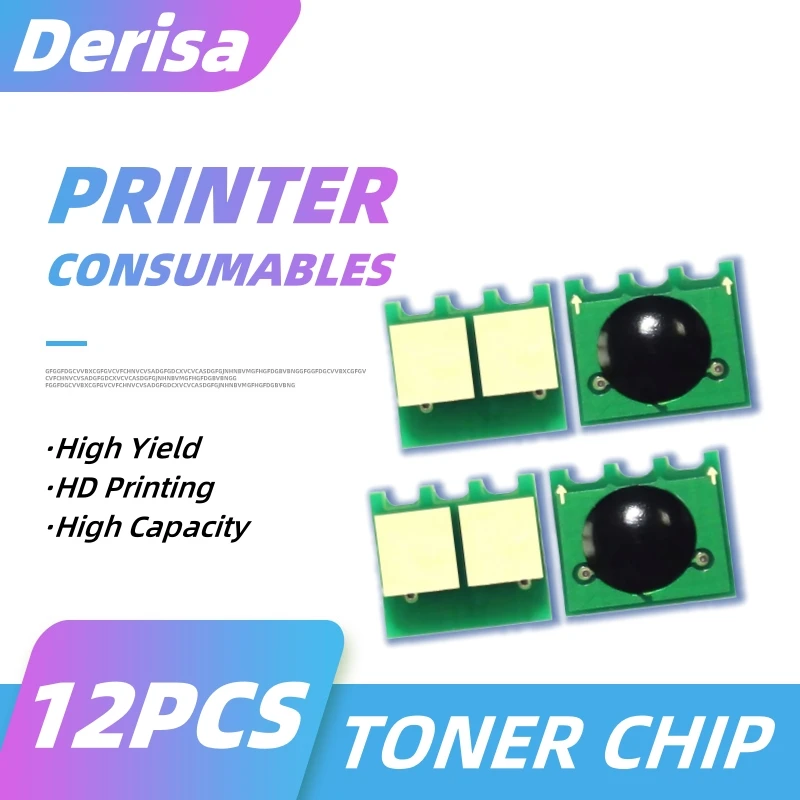 

12 шт. чип CE310A CE311A CE312A CE313A для HP Laserjet Pro CP1021/CP1022/CP1023/CP1025/CP1026/CP1027/M17 тонер-картридж 126A