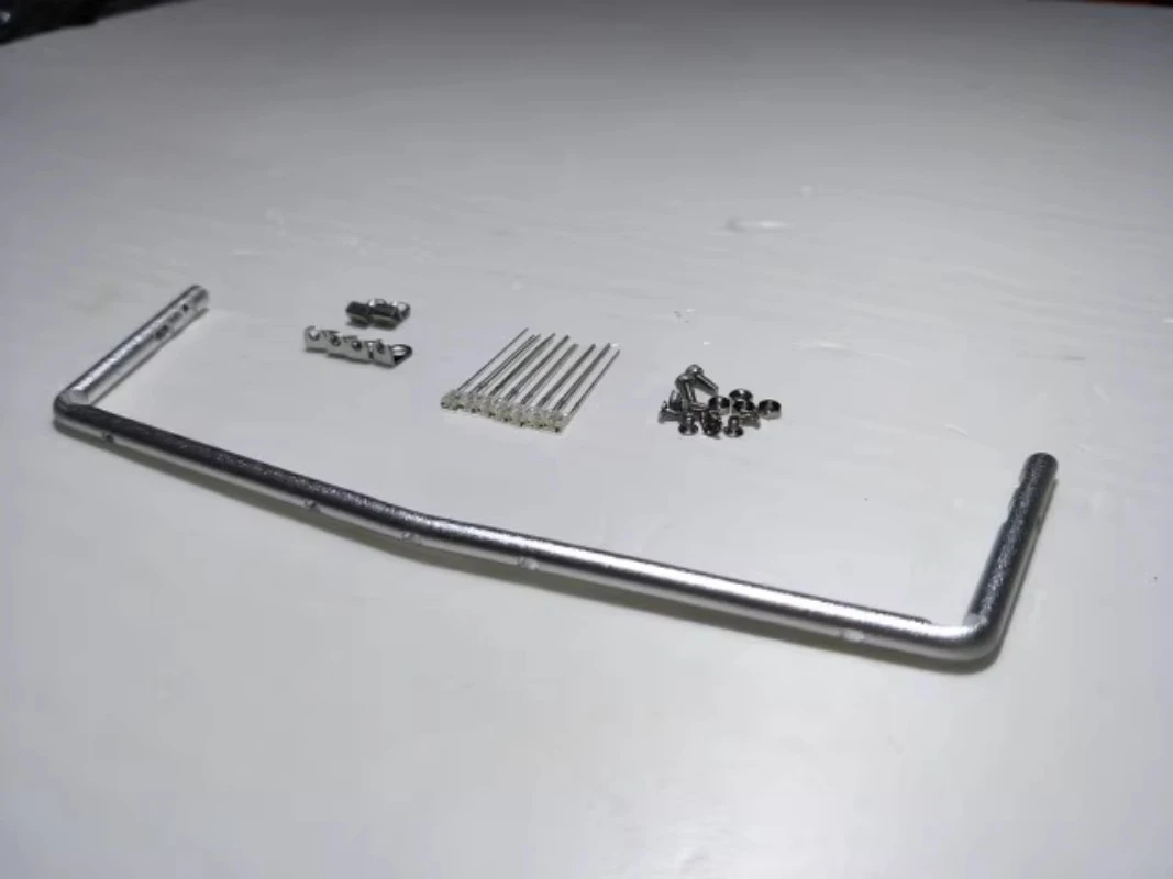 Accesorios de luces LED inferiores delanteras de aleación de aluminio para camión Tamiya RC 1/14 remolque volquete Scania 56323 R620 R470 piezas de mejora