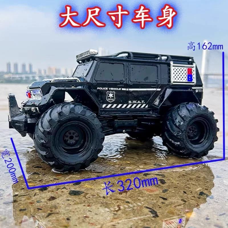 

Amphibious Stunt Car Remote Control Big Foot Off-Road Vehicle 4WD Climbing Beach Toy FourWheel Drive Offroad Amphibian Stunt Car