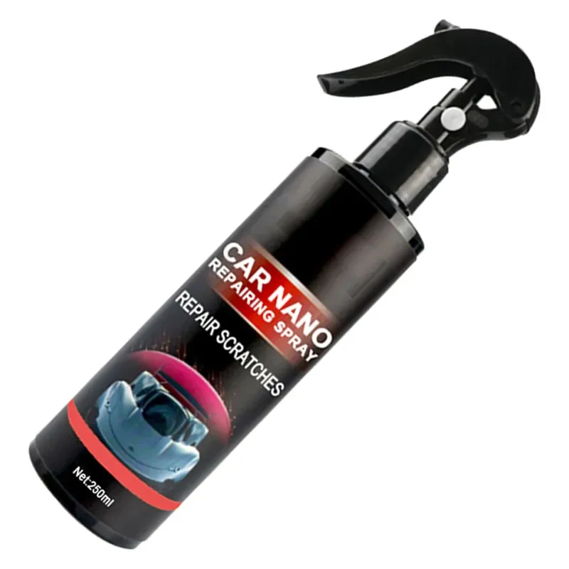 Car Scratch Repair Spray – Nano-Formula Polish & Restorer for Removing Wax, Rust, and Dirt; Restores Shine & Protects Paint
