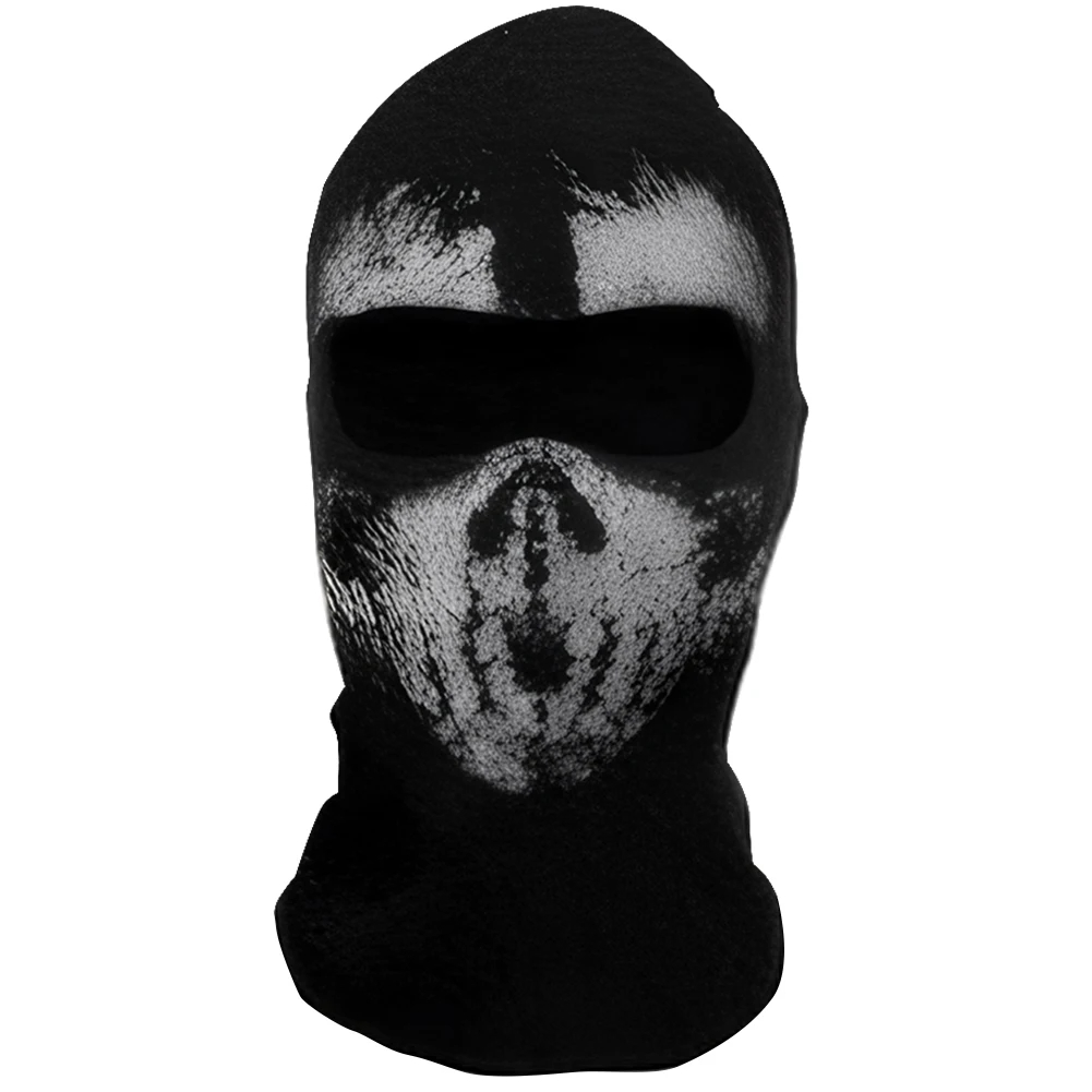 

Unisex Ghosts Skull Full Face Mask Ghost Skeleton Mask Scary Skeleton Skull Mask for Cosplay Party Halloween Cycling Skateboard