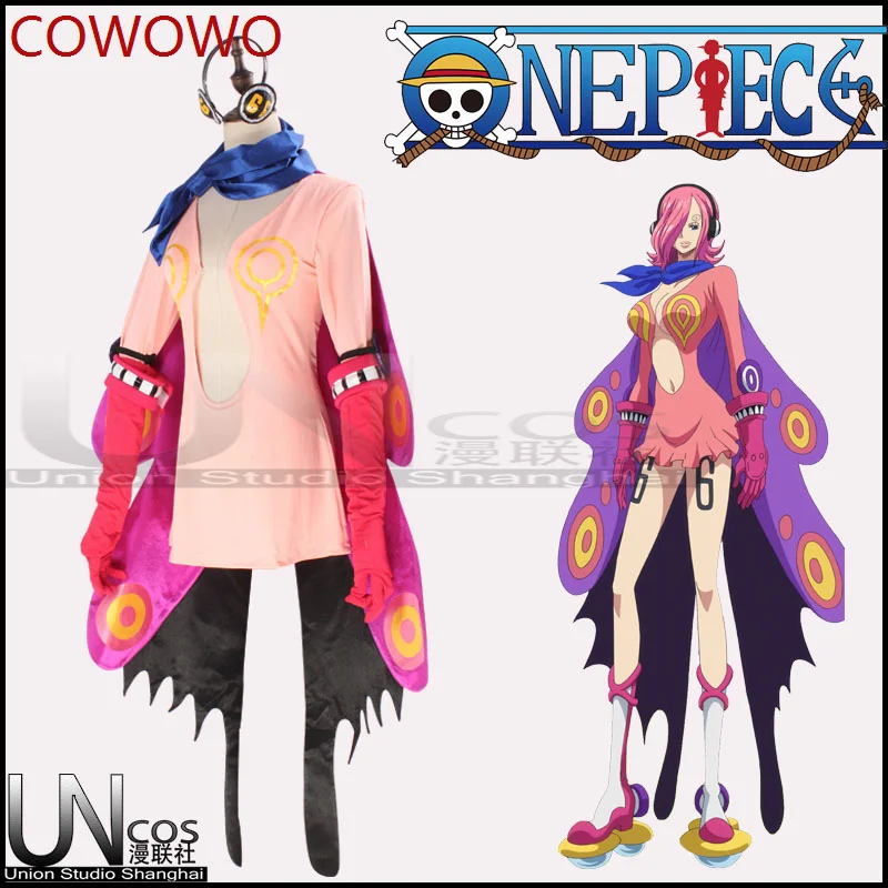 COWOWO Anime Vinsmoke Reiju Cosplay Costume Vinsmoke Reiju Halloween Uniform Men Carnival Party Cos Dress Clothing