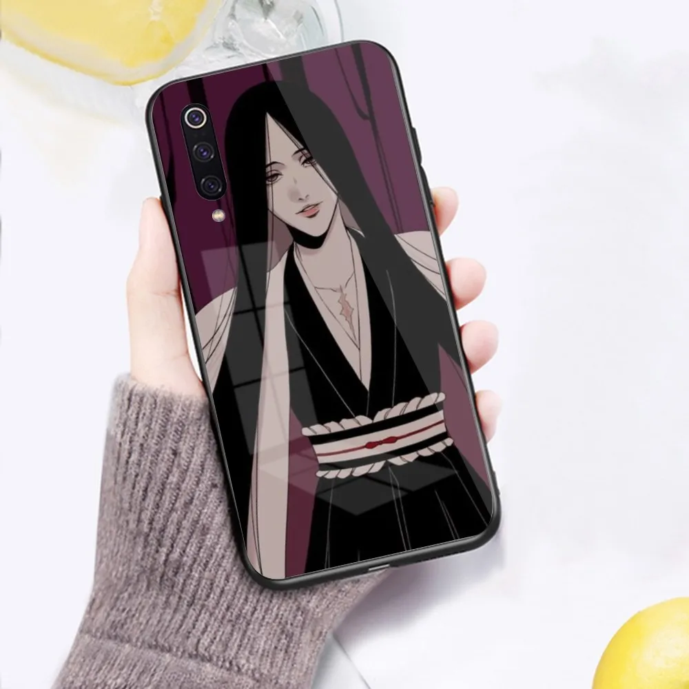 Bleach Unohana Mobile Cell Phone Case for Xiaomi 13 12 11T 10 9 Lite Redmi Note 12 11 10 10S Pro 9 9A 8 PC Glass Cover Funda