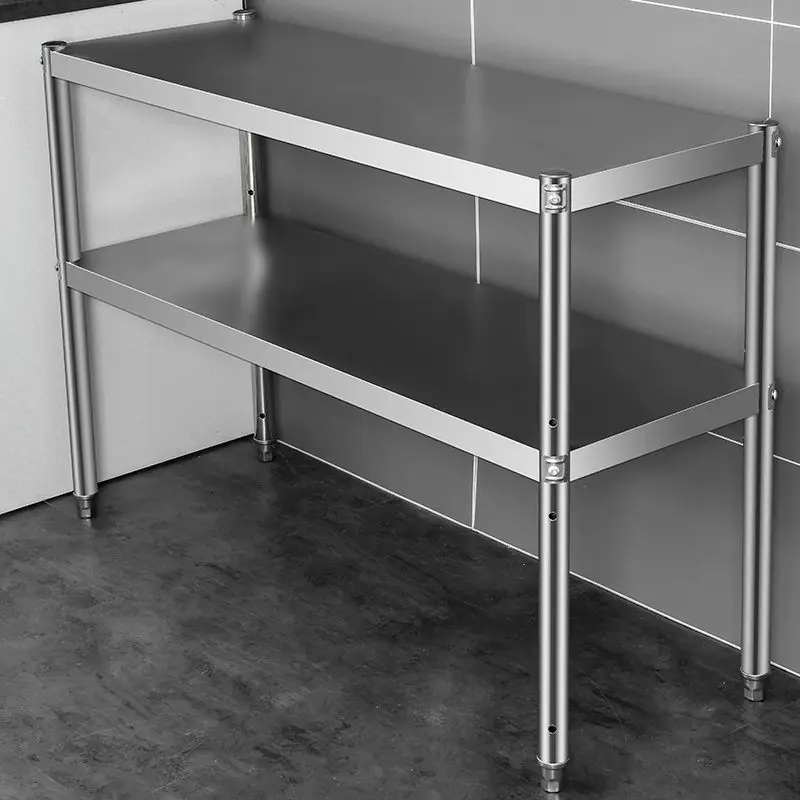 new-stainless-steel-floor-standing-double-layer-kitchen-storage-rack-microwave-oven-stand-cabinet-pot-holder-organizer
