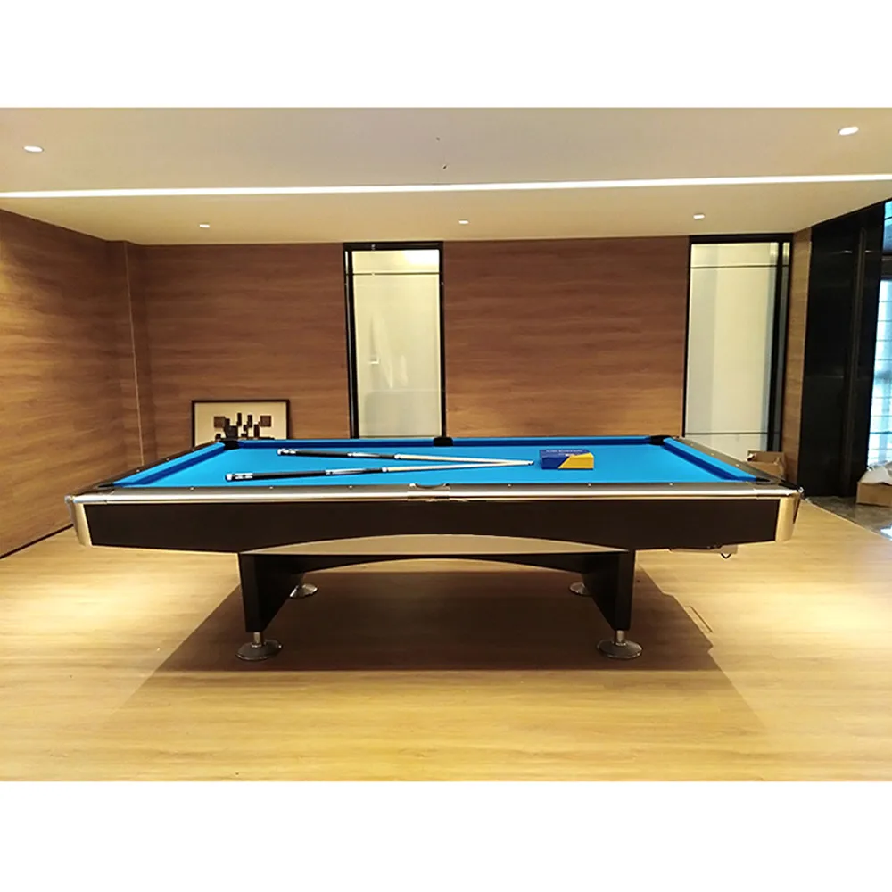 China made 8 ball 9ball bar room billiard game sports slate bed pool table for sale