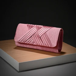 Luxury Stripes Designer One-shoulder bag Envelope Evening Clutch Bags hardware shoulder bag women wedding party gift bag