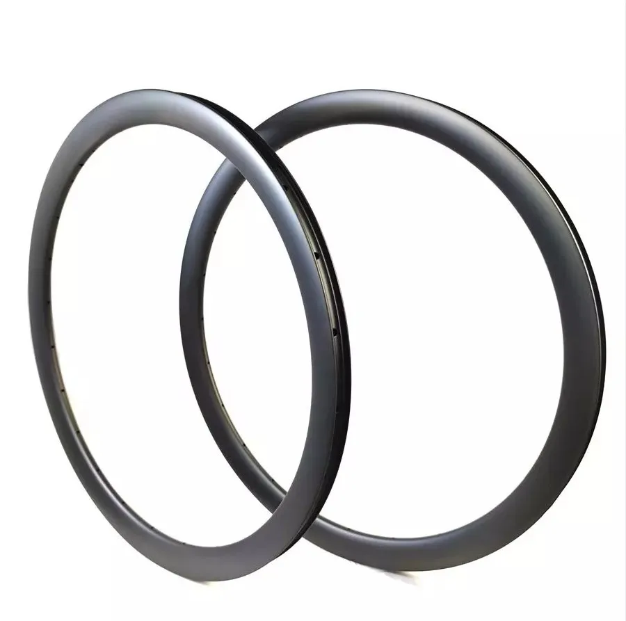 Full Carbon Fiber Rim para Road Bike, Freio a disco, Aro Brake Clincher, Road Bike Wheel Set, 700C