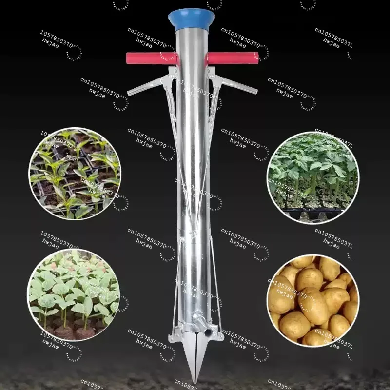 Automatic seed-er for planting corn, soybean and peanut se-ed seed-er seeder, fertilizer applicator and seed spotter.