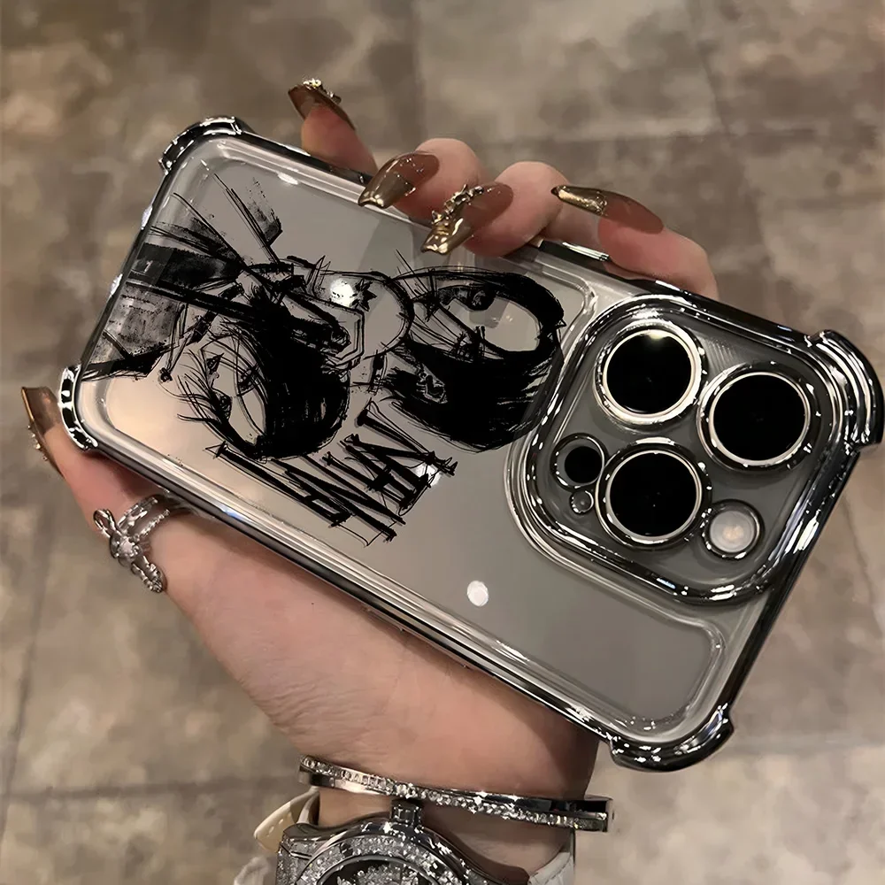 Anime Cool Nana Osaki Line Case For Samsung A16 A35 A55 A25 A05s A15 A54 A34 A24 A14 A05 A04 A04e A13 A73 A53 4G 5G Y2K Cover - náhled 3