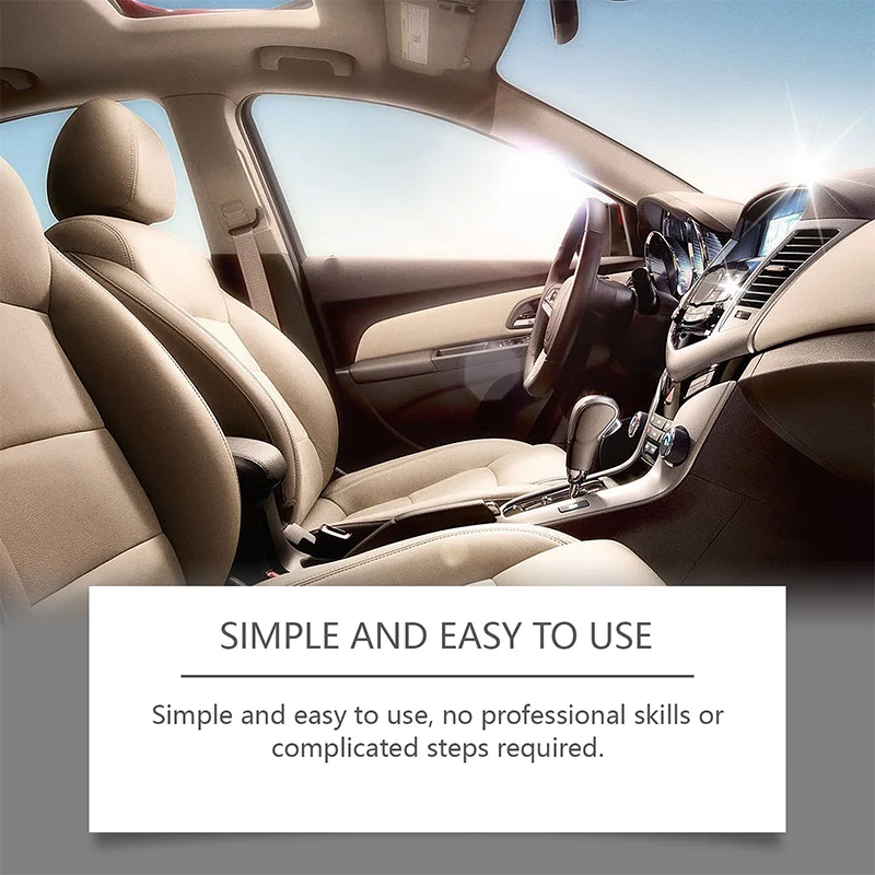 يحتوي مركب التلميع الداخلي للسيارة هذا تركيبة لطيفة لن تسبب ضررًا أو تفريغها المواد. إنه حذاء جلدي بدون ماء #2