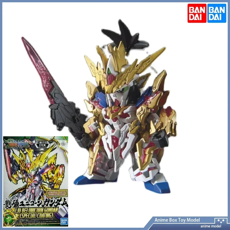 Gundam BANDAI SDSD WORLD SANGOKU SOKETSUDEN LIU BEI Assembly Model Action Mech Original Product