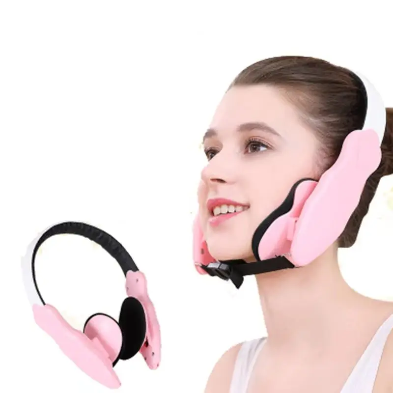 

Корректор для подтяжки лица, массажер для подбородка, V-образный формирователь лица, корректирующий бандаж для подтяжки подбородка и щек, инструмент для коррекции овала лица