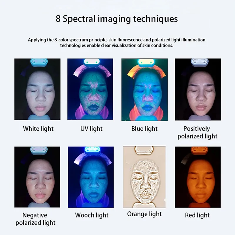 Magic Mirror Skin Analyzer 3D AI Facial Scanner Intelligent Detector Unlimited Customer Data Cloud Storage Beauty Equipment