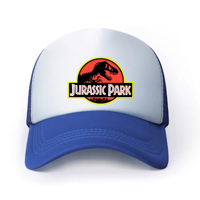 Kids Boys Girls Hats Jurassic Dinosaur Print Sunshade Hat 58CM Mesh 6-15Y Sports Baseball Cap Trend Sunshine Fashion Casual Hat